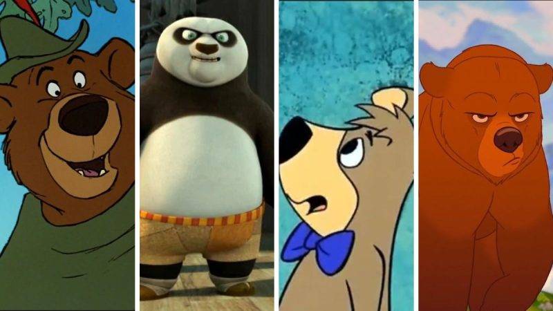Los 10 osos de dibujos animados mas famosos que todos