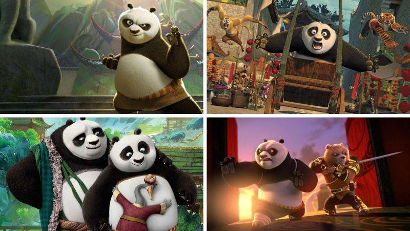 Peliculas de Kung Fu Panda en orden series especiales y