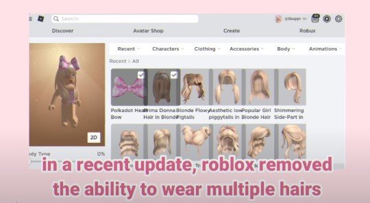 ¿Cómo usar dos cabellos en Roblox Mobile?