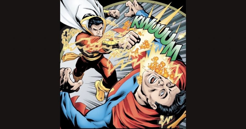 cómics shazam vs superman