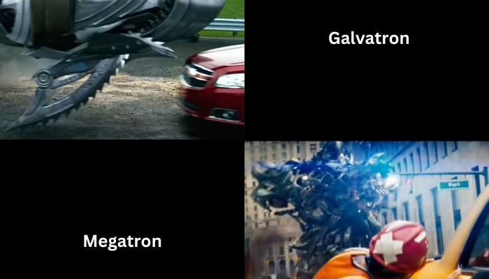 Armas de Galvatron contra Megatron